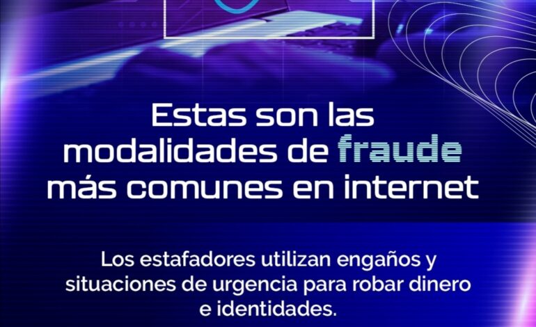 Alerta estatal por estafas en las redes